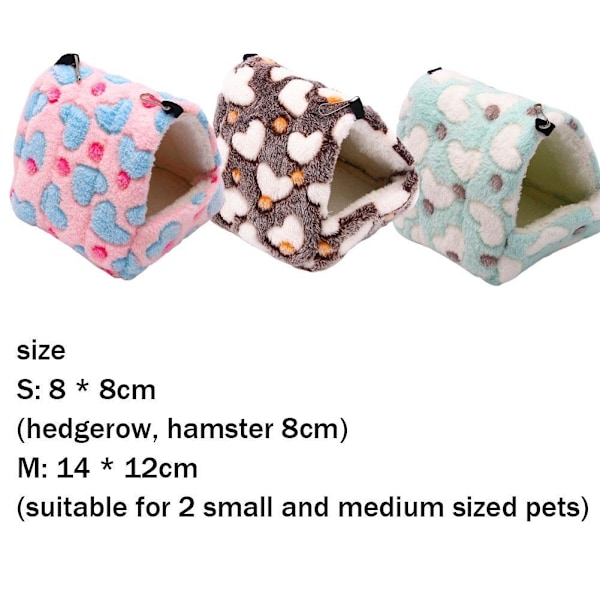 Hängmatta Frettilin Kanin Marsvin Råtta Hamster Möss Värmare AU Säng Pink M