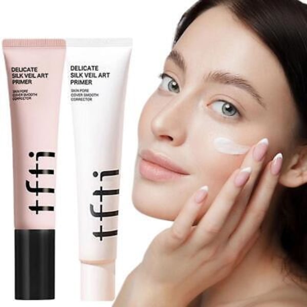 TFIT Delicate Silk Veil Art Primer 30ml 12H Passform & Långvarig K-Beauty. White 1pcs