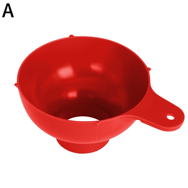 Hemkonservering Trattverktyg, Livsmedelsgodkänd Plast Bred eller Vanlig Mun Red One size