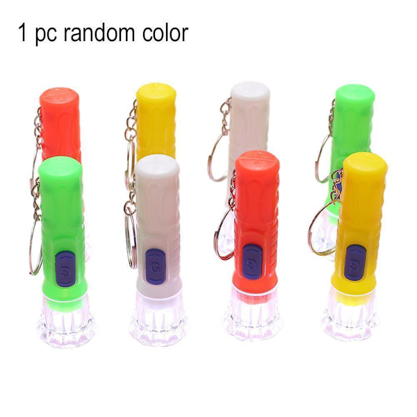 1st Ultraljusstark Mini LED Camping Ficklampa Bärbar Nyckelring S E4J1