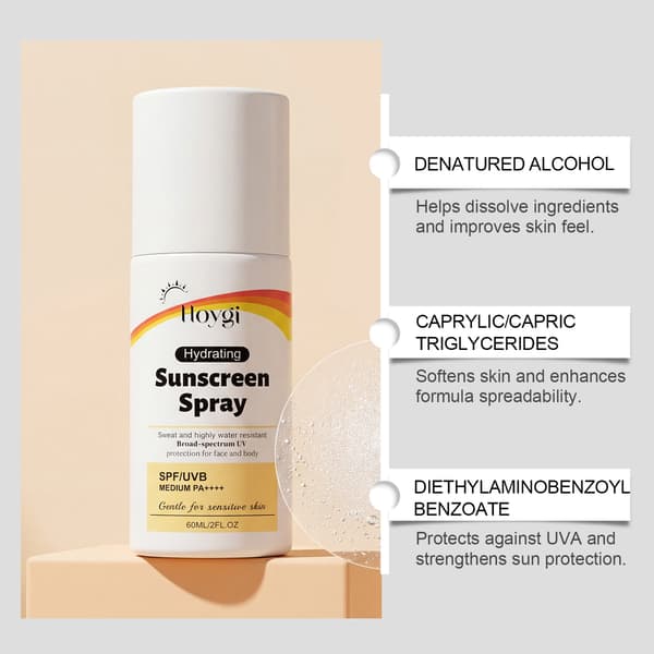 Återfuktande Ansikts- och Kroppsspray - Lätt, Icke-klibbig Formula