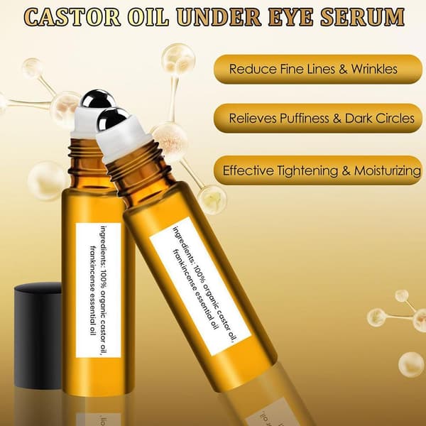 Rollerball lakserolje og frankincense øyerulle varm