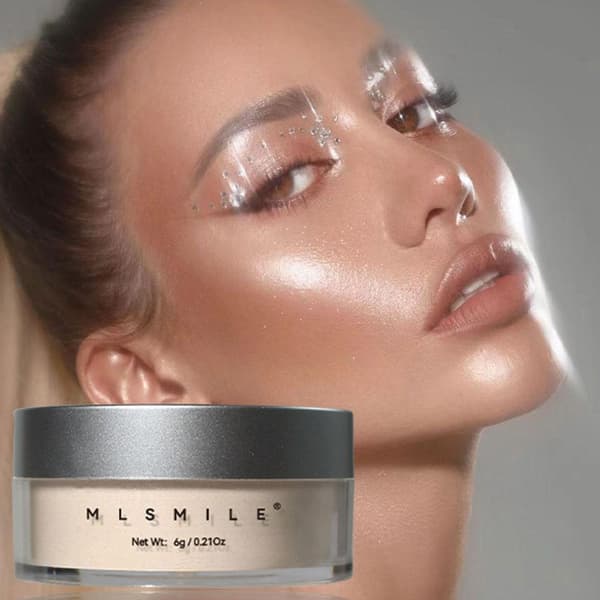 Makeup Setting Powder Løs Setting Translucent Ansigts Pudder' Make Up B0W2 04# 6 grams