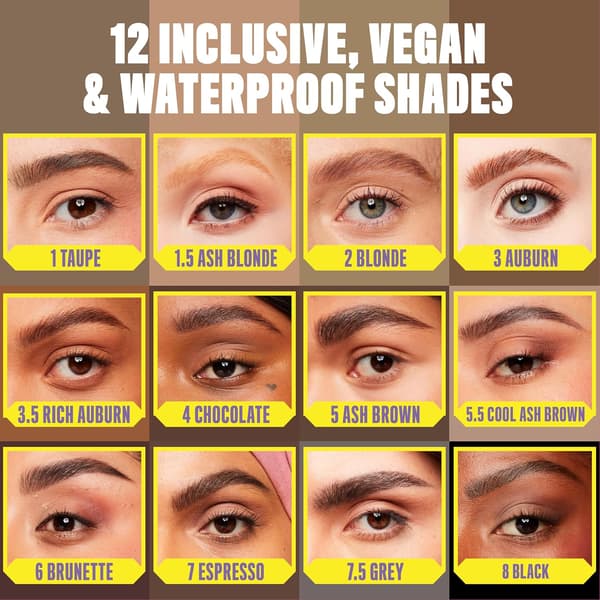 PROFESSIONEL MAKEUP Micro Brow Pencil, Præcis Øjenbrynspen - Espresso