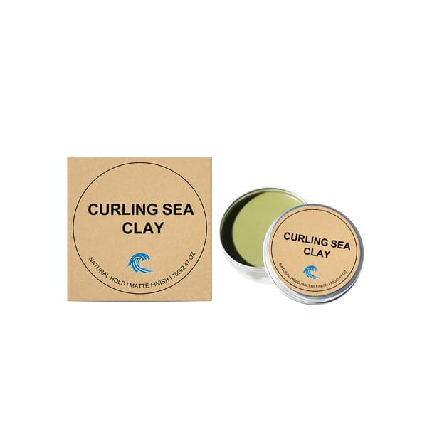 Naturlig krøllestyling-leire for daglige lette, voluminøse krøller - 70g