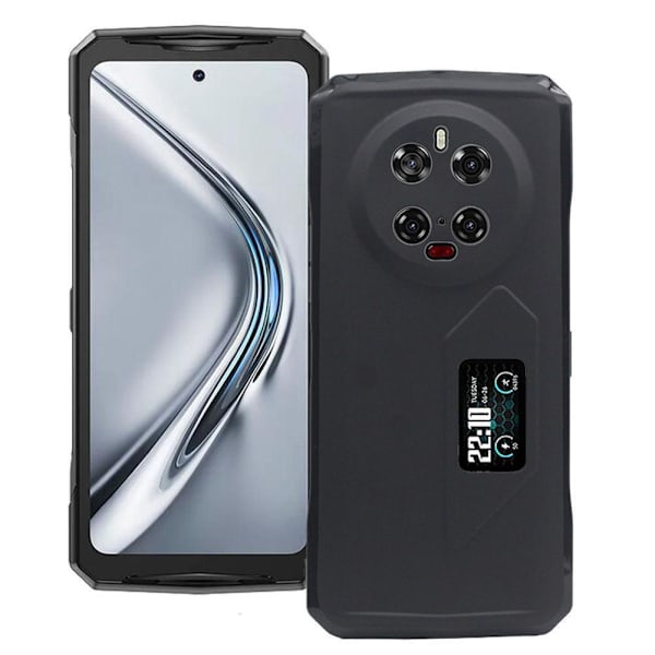 Mobiltelefonfodral Stöttåligt För Doogee V40 Pro Hot J1 L7P3 H4O3 R6R4 Transparent 1 pcs