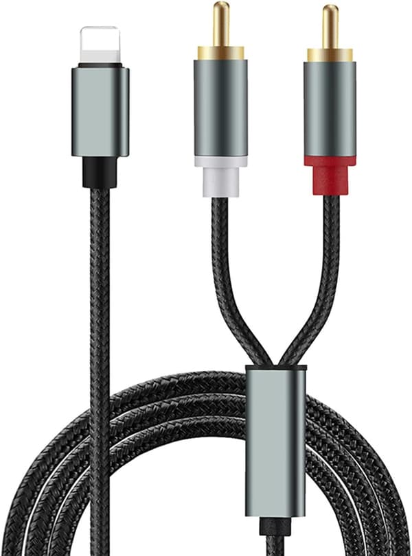 Kabel Audio Aux Adapter - 2-han Stereo Y Splitter (1M)