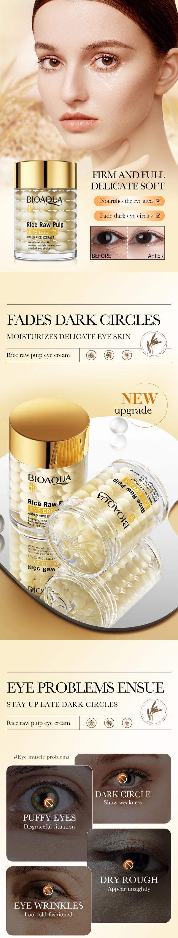 Bioaoua Rispuré Opstrammende og Nærende Øjencreme 60g O4i6