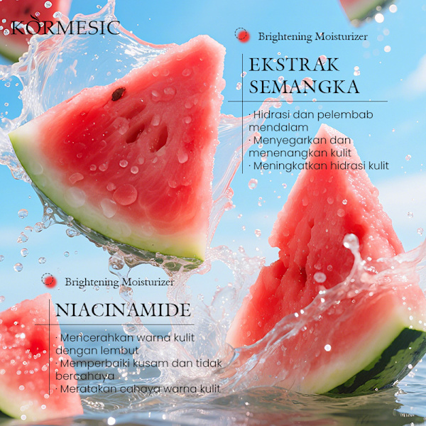 Vattenmelon Lystergivande Ansiktskräm för Höst- och Vinterhydrering