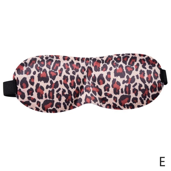 3D Reseögonmask Sovmask Vadderad Skugga Skydd Vila Avslappning Sovbindel Z1O0 Leopard print one-size