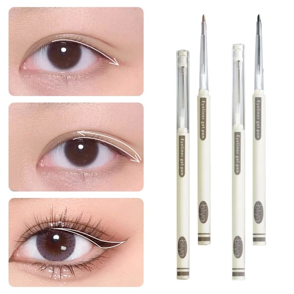 Silkeslen Långvarig Eyeliner Hållbar Vattentät Anti-kladd fo 102 Berlin Brown 0.12g