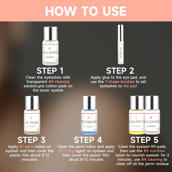Lash Lift Kit, Øjenvippe Permanent Kit, Professionelt Øjenvippe Curling Lash Extension Sæt, Lim Opgraderet Version, Lash Extensions, Øjenvippe Curling, Semi-Permanent