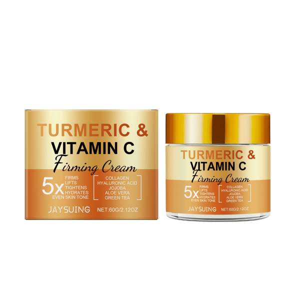 Gurkmeja C-vitamin ansiktskräm vårdar, återfuktar, ger näring, mjukgör, stramar upp och gör huden len.