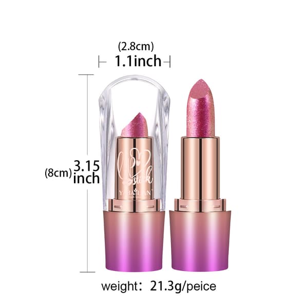 Kimalteleva Tähtivalohuulipuna kultaisella kimalteella💄✨ #6