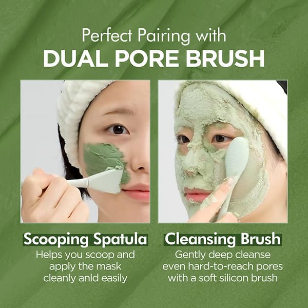 Dyprensende HELLIG BASILIKUM Boblemaske (90g) for Klar Hud