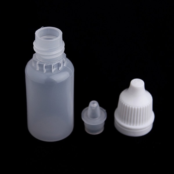 10/20/50x 20ml Tomma plastflaskor med pipett för ögonvätska white1 one-size 20pcs