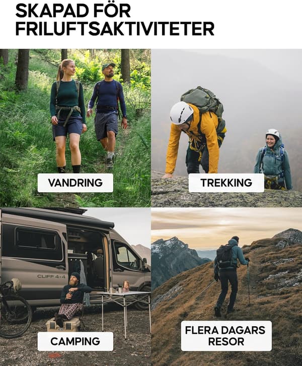 Danish Endurance Merinoull Innerstrumpor, Vandringsstrumpor, Förebygger Blåsor