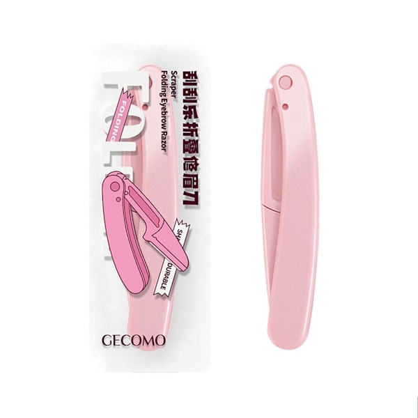 Reptålig Hopfällbar Ögonbrynstrimmer Rakhyvel För Nybörjare M2r1 pink 1pcs