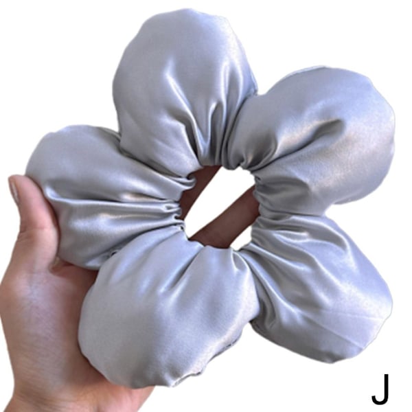 Blomster Scrunchies Dopamin Svampblommor Scrunchies Söta Och Na Gray One size