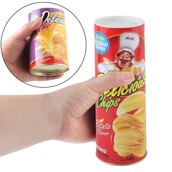 Listig Trick Potatischipsburk Nyhet Skämt Spratt Hoppande Orm Knepig large one-size