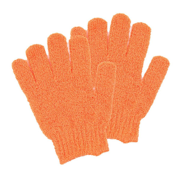 Duschsäckar Exfolierande Tvätthandske Badhandskar Hudkroppsborste Skrubba random 1pcs