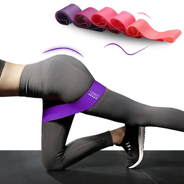 1X Fysio Motståndsband Träning Pilates Yoga Återhämtning Theraband Latex M0E4 30 bl onesize