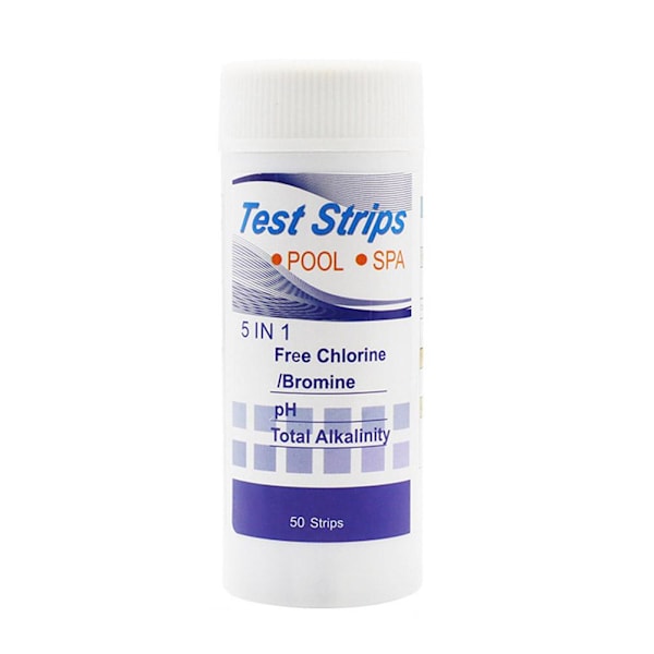 Klor Dip Testremsor Pool Vatten SPA Badtunna PH TestpapperHot~ One bottle 50pcsB 5N1