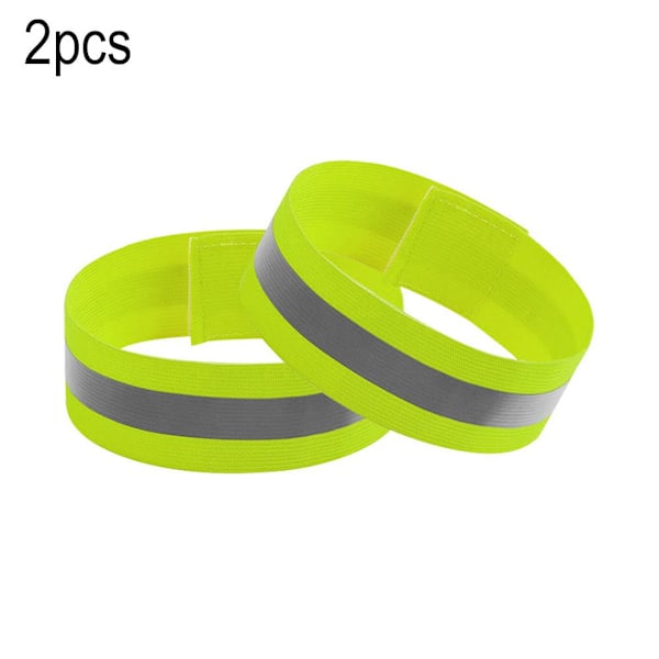2X Reflexband Elastiskt Armband Handledsband Ankel Ben 9CP1 Stra