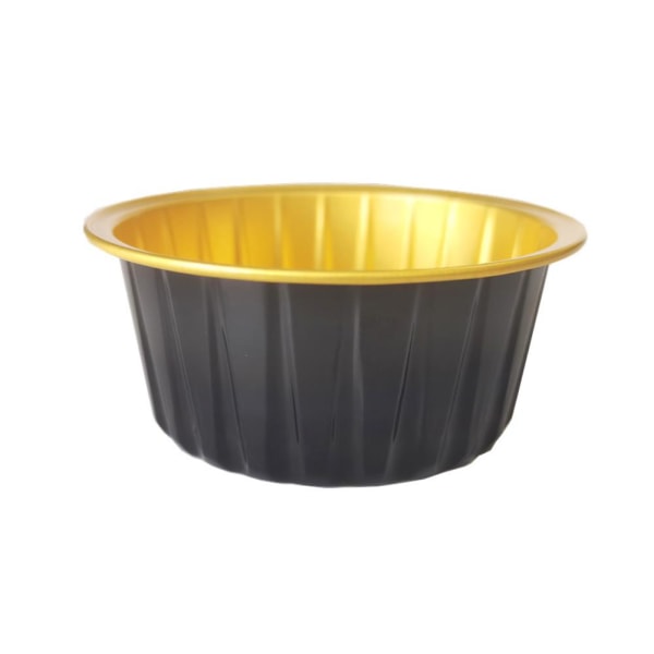 30 st aluminiumfoliebakkoppar, återanvändbara kofärgade folieplåtskoppar, cow color 125ml 30pcs