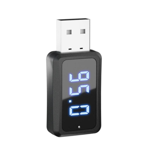 USB Bil Bluetooth 5.3 FM-sändare Mottagare Handsfree Samtal Mini USB Ström Bil