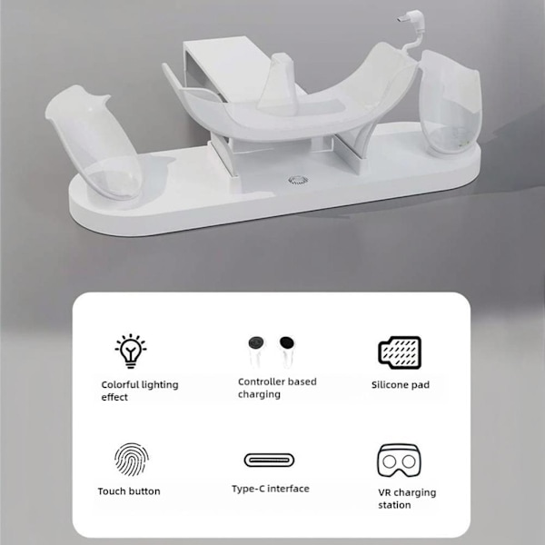 Laddningsdocka Bas Laddstation Hållare För OculusQuest 3S/Q3 N7X V3S3 X2C5