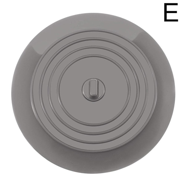 15 cm/6 tum Stor Universal Silikon Avloppsplugg Kök Badkar Vask grey 1pcs