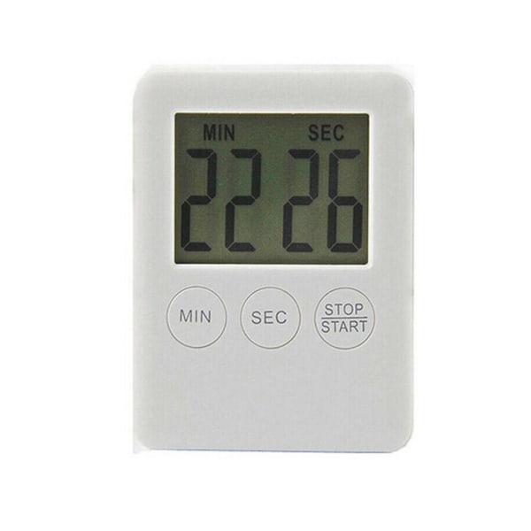 weeee Digital kökstimer Multifunktionell elektronisk timer LCD silver 1pcs