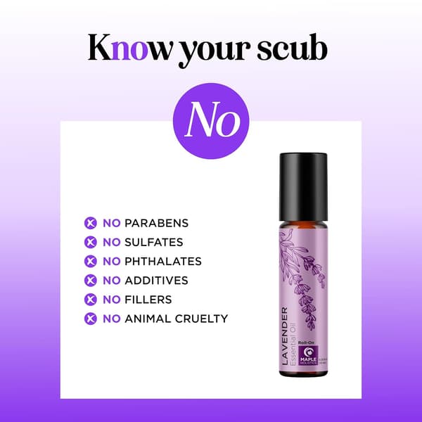 Lavendel æterisk olie Roll On - Beroligende aromaterapi olierulle til søvnhovedpine og afslapning - Naturlig fortyndet søvnolie til natten