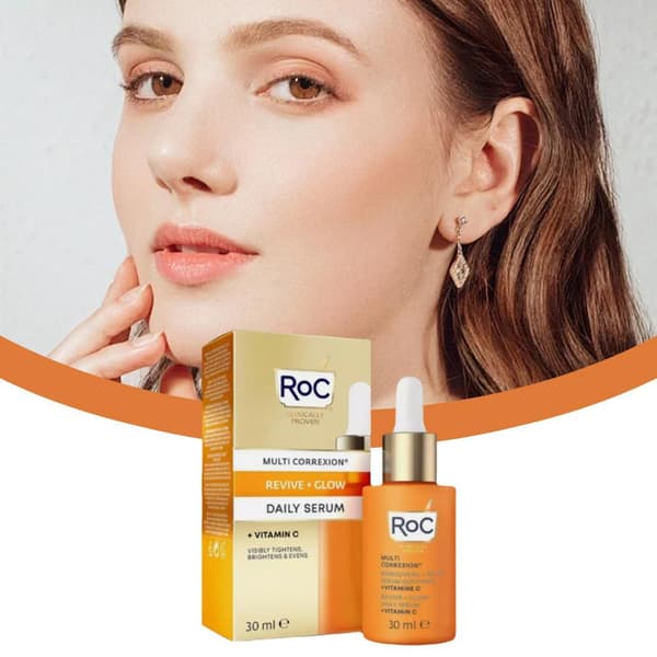RoC Multi Correxion Revive + Glow Daily Serum +Vitamin C 30mlN