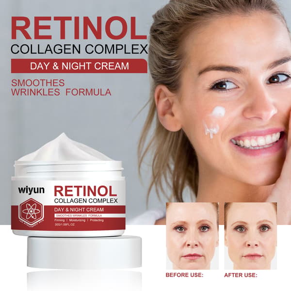 Retinol ansiktskrem - fukter, lysner, strammer opp og dypt hydrerer fine linjer