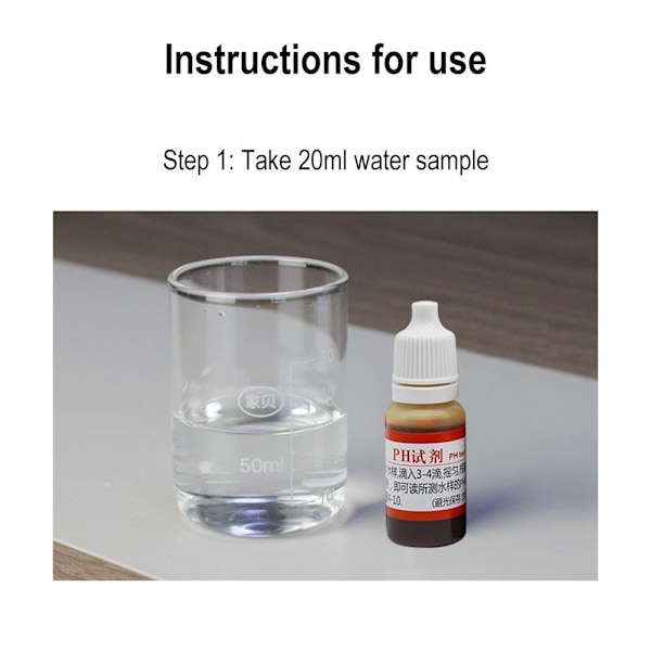 10ml pH-lösning Buffer Praktisk pH-mätning Kalibrering Läcksäker Lösning J2s1