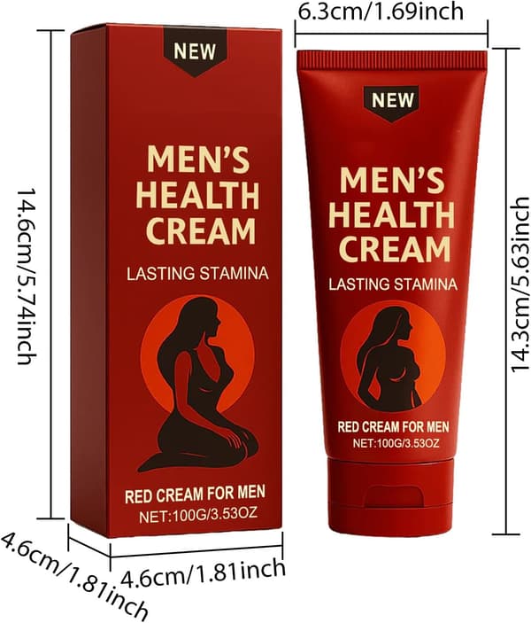 Herrekrem for menn, Herrekrem for varig utholdenhet 2,5 oz
