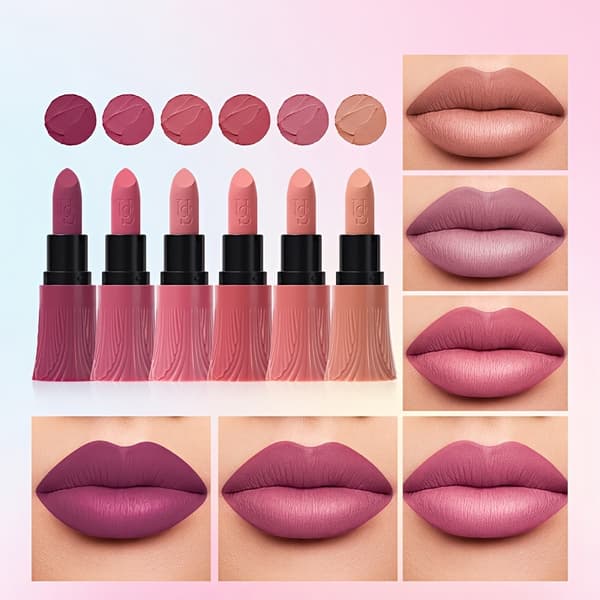 Langvarig, smittefri, vanntett lipgloss/leppefarge LP2292