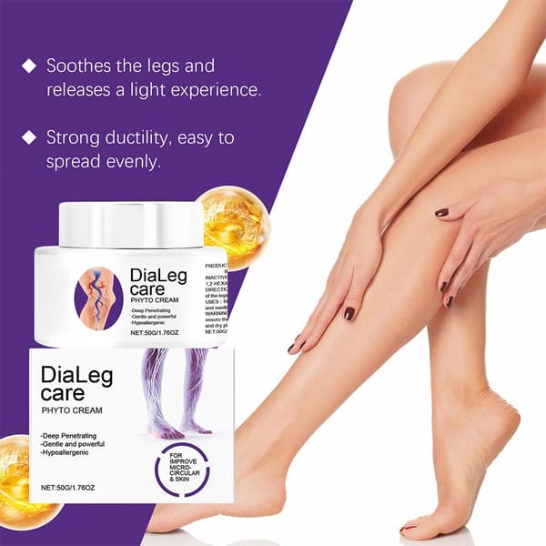 DiaLeg Care Cream, Avancerad Multi-Ceramid Nattkräm, Åderbråckskräm