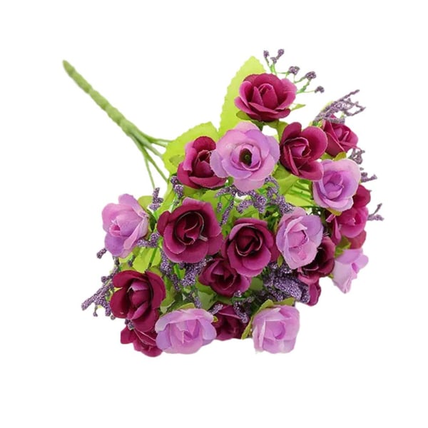 21 huvuden konstgjord siden blomma gäng Bröllopsfest utomhus Bouq yellow one-size