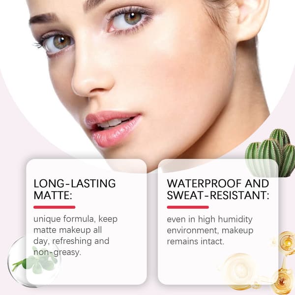 Langvarig Mat Finish Setting Spray til Fedtet Hud - 60ml
