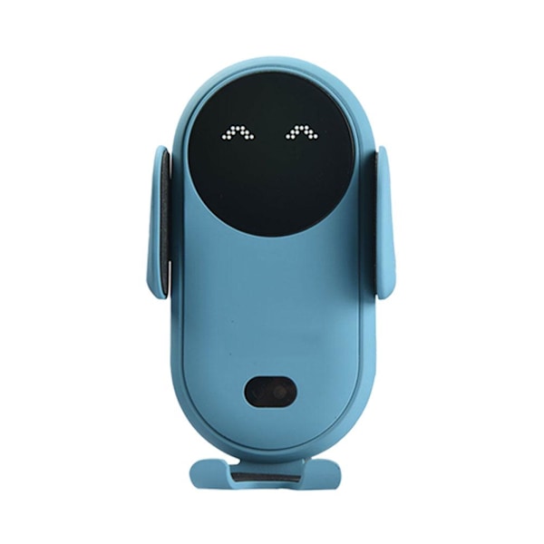 10/15W S11 Smart Trådlös Bil Laddare Telefonhållare Infraröd Indu blue 1pcs