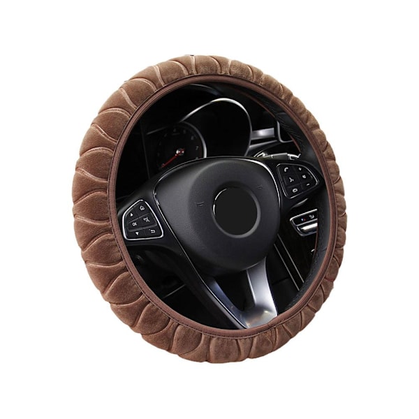 Bilratt Skydd Mjuk Plysch Varm Komfort Universal För Vint|· brown one-size