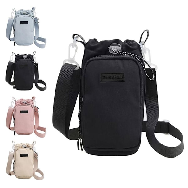 Utomhus Vattenflaskväska Mobiltelefonväska Utomhus Mjölkkopp Isolerad Vattenkokare Skydd Barn L1g1 Pink One size