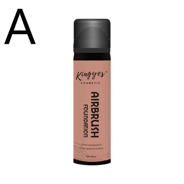 Airbrush Foundation Makeup Spray, Vattentät Full Täckning Foundation Double-headed + 1 flat-headed