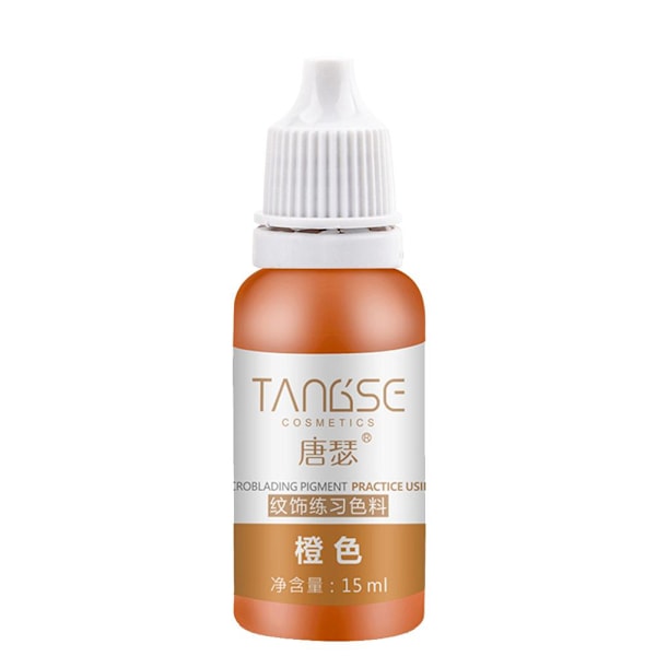 Pigment Makeup Ögonbryn Tattoo Läppar Ögonlinje Bläck Semi Permanent 1 dark gray 15ml