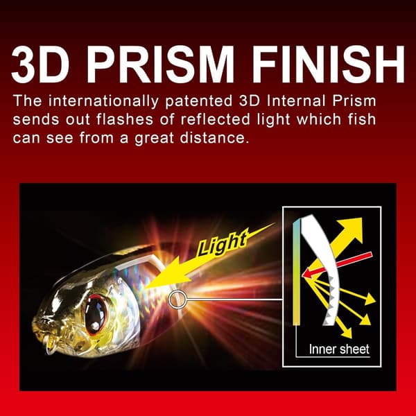 3 D Inshore Twitchbait Langsomt Synkende Lokkemiddel Mm 2