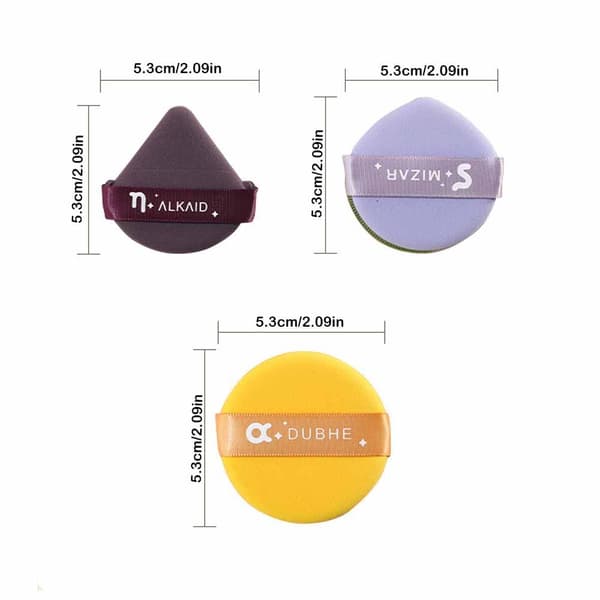 Kudde Puderpuff Skönhetskudde Puff För Concealer Foundation Puder Multifunktionell Smink V0e5