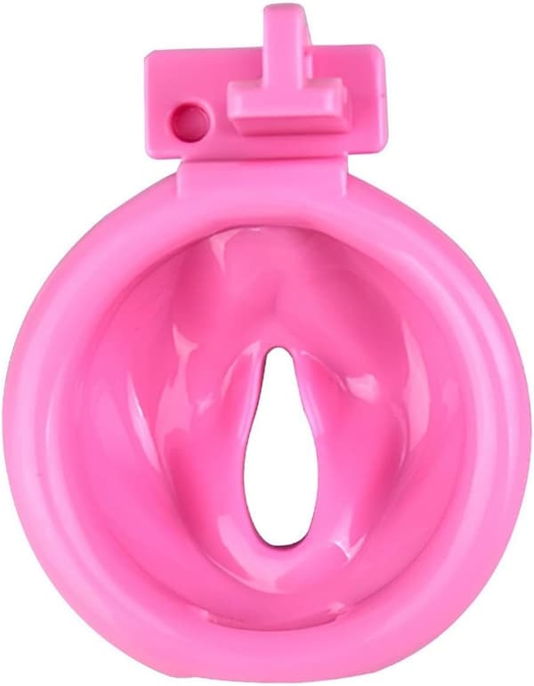 Manlig dold osynlig kontrollbur med droppassistentrem (US-A61) (Rosa)